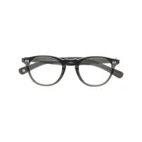 garrett leight lunettes de vue à monture ronde - gris
