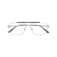 calvin klein lunettes de vue à monture carrée - argent