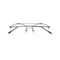 calvin klein lunettes de vue à monture ronde - gris