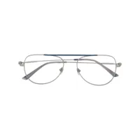 calvin klein lunettes de vue à monture pilote - gris