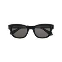 cartier eyewear lunettes de soleil à monture ronde - noir