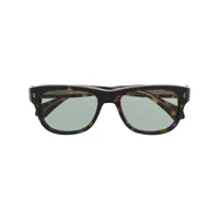 cartier eyewear lunettes de soleil à monture carrée - marron