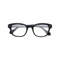 cartier eyewear lunettes de vue à monture ronde - noir
