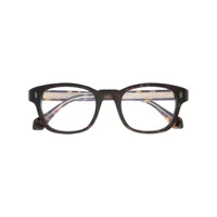 cartier eyewear lunettes de vue à monture ronde - marron