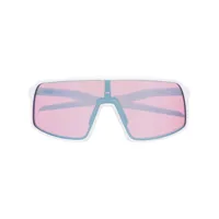 oakley lunettes de soleil à monture aviateur - blanc
