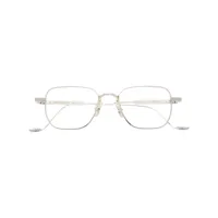 gentle monster lunettes de vue catta c2 à monture carrée - argent