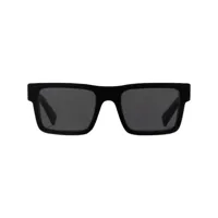 prada eyewear lunettes de soleil teintées à monture carrée - noir