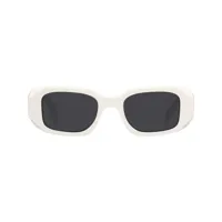 prada eyewear lunettes de soleil à monture rectangulaire - gris