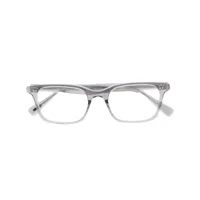 oliver peoples lunettes de vue nisen à monture rectangulaire - gris