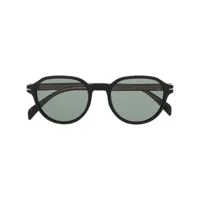 eyewear by david beckham lunettes de soleil à monture ronde - noir