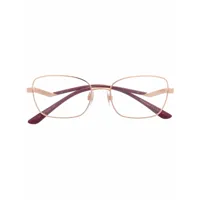dolce & gabbana eyewear lunettes de vue à monture rectangulaire - rose