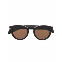 eyewear by david beckham lunettes de soleil teintées à monture papillon - noir