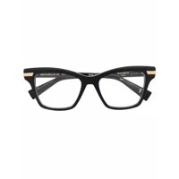 balmain eyewear lunettes de vue à monture papillon - noir