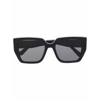 karl lagerfeld lunettes de soleil teintées à monture pilote - noir