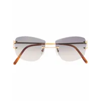 cartier eyewear lunettes de soleil c-décor à monture carrée