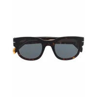 eyewear by david beckham lunettes de soleil à monture carrée - marron