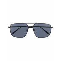 dunhill lunettes de soleil à monture carrée - noir
