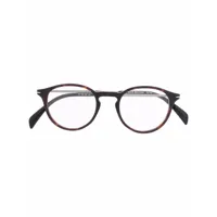 eyewear by david beckham lunettes de vue à monture ronde - argent