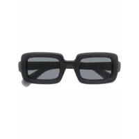 miu miu eyewear lunettes de soleil à monture carrée - noir