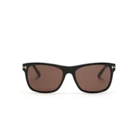 tom ford eyewear lunettes de soleil teintées à monture carrée - noir
