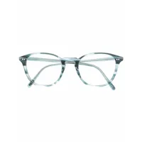 oliver peoples lunettes de vue forman à monture ronde - bleu