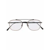 persol lunettes de vue à monture carrée - noir