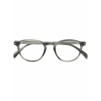 eyewear by david beckham lunettes de vue à monture ronde - gris