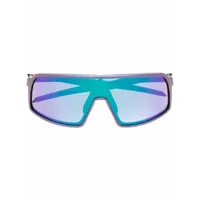 oakley lunettes de soleil à monture aviateur - violet