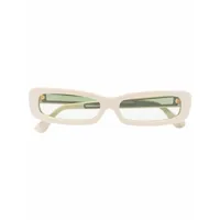 undercover lunettes de soleil teintées à monture rectangulaire - tons neutres