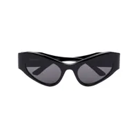balenciaga eyewear lunettes de soleil à monture papillon - noir