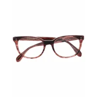 oliver peoples lunettes de vue hildie à monture carrée - rose