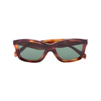 toteme lunettes de soleil the classics à monture carrée - marron