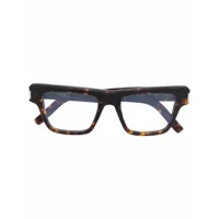 saint laurent eyewear lunettes de vue à monture carrée - marron
