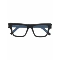 saint laurent eyewear lunettes de vue à monture carrée - noir