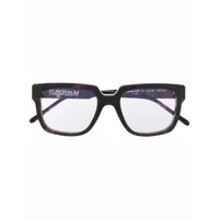 kuboraum lunettes de vue k3 à monture carrée - marron