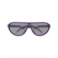 oakley lunettes de soleil à monture aviateur - violet
