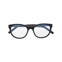 saint laurent eyewear lunettes de vue à monture ronde - noir