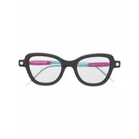 kuboraum lunettes de vue à monture carrée - noir