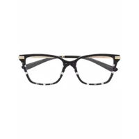 prada eyewear lunettes de vue dg3345 à monture rectangulaire - noir
