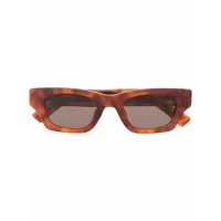 ambush lunettes de soleil ray à monture carrée - marron