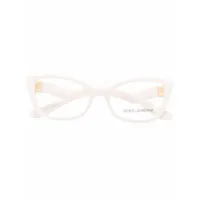 dolce & gabbana eyewear lunettes de vue à monture oversize - blanc