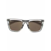 eyewear by david beckham lunettes de soleil à monture transparente - gris