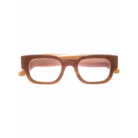 thierry lasry lunettes de vue loyalty à monture carrée - marron