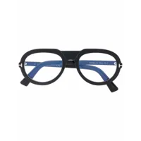 tom ford eyewear lunettes de vue à monture pilote - noir