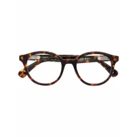 peter & may walk lunettes de vue à monture ronde - marron