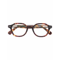 peter & may walk lunettes de vue à monture ronde - marron