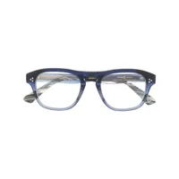 etnia barcelona lunettes de vue à monture carrée - bleu
