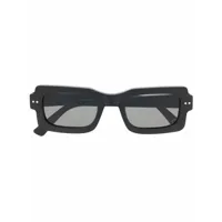 marni eyewear lunettes de soleil teintées à monture carrée - noir