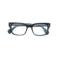 oliver peoples lunettes de vue à monture carrée - bleu