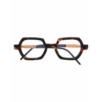 kuboraum lunettes de vue à monture géométrique - marron